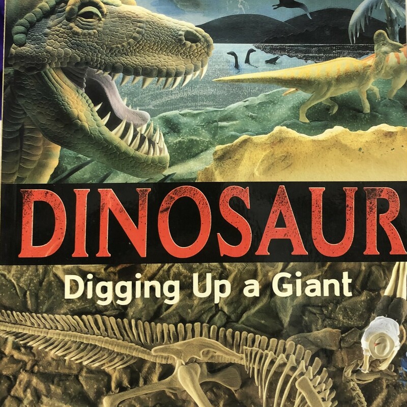 Dinosaur Digging Up A Gia, Multi, Size: Paperback