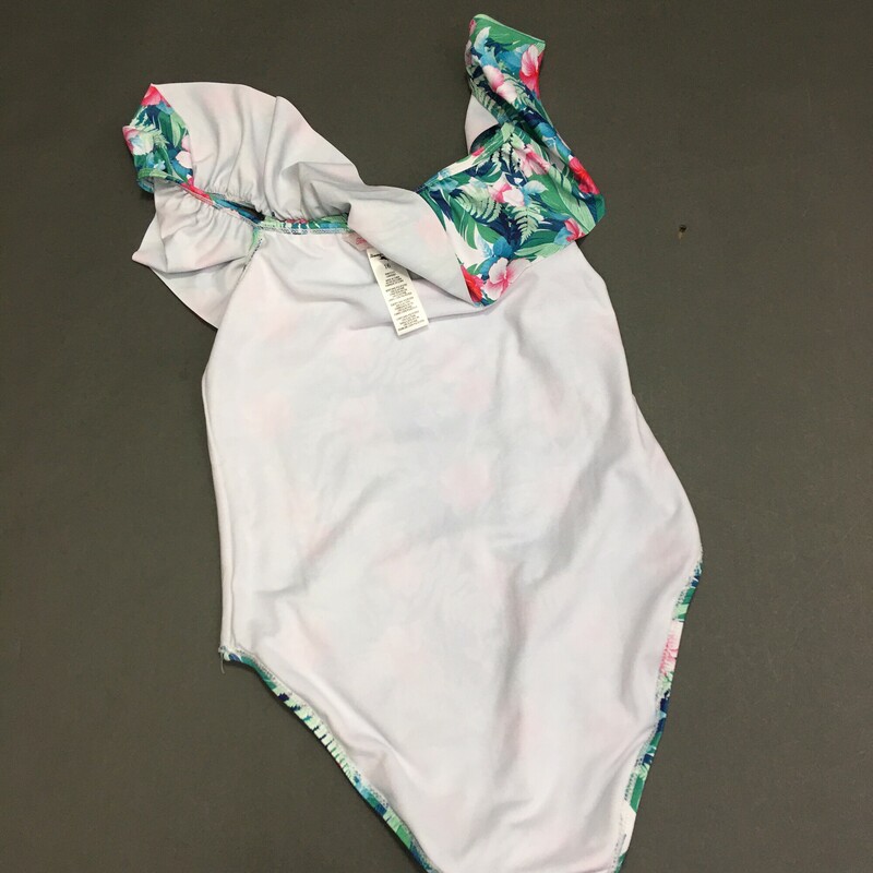 Tommy Bahama 1-piece, Floral, Girls Size: 16
100% Polyester
Pull On closure; Hand Wash Only
This one-piece swimsuit bathing suit from Tommy Bahama is perfect for the pool, the beach, or a day in the sun. Fully  Lined and UPF 50
Ruffle on top
Weave type: Knit  VERY SOFT MATERIAL
Very good condition
5.4 oz