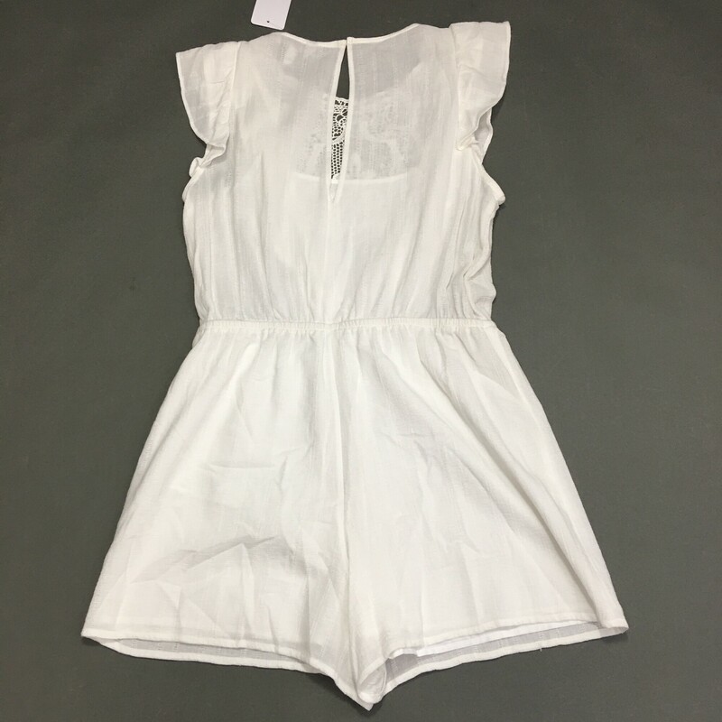 Express Lined Cotton, White, Size: SP
EXPRESS WHITE Cotton Lace Bodice Ruffle, lined Romper sz SP
6.1 oz