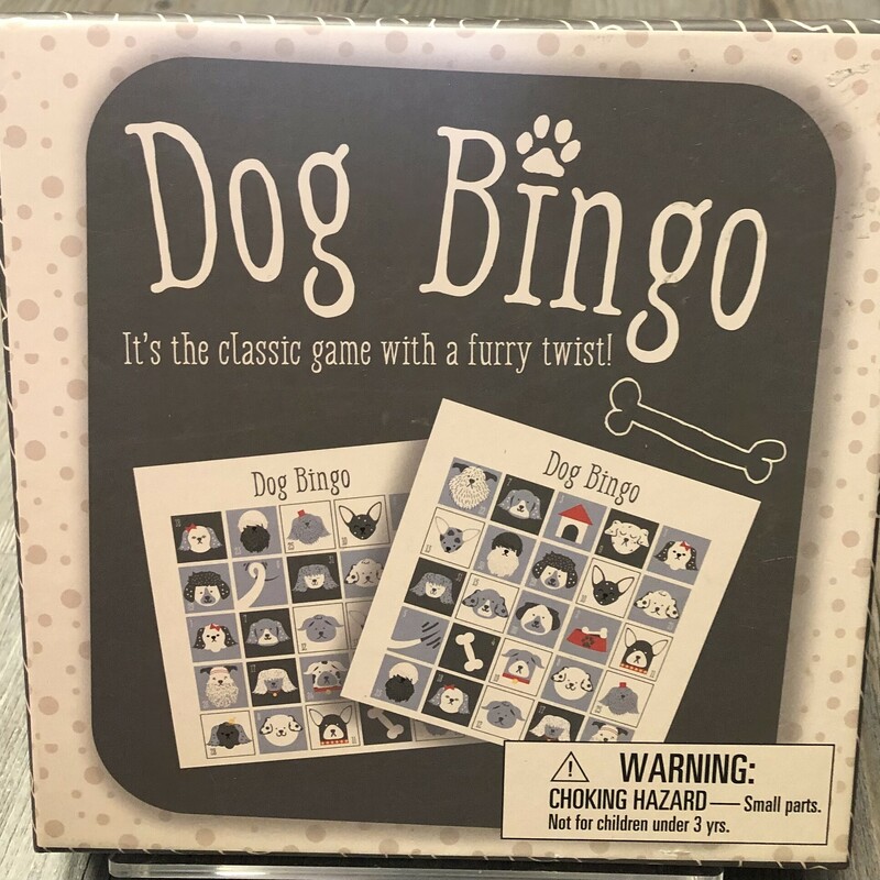 Dog Bingo, Multi, Size: Used
MIssing 1 counters Red