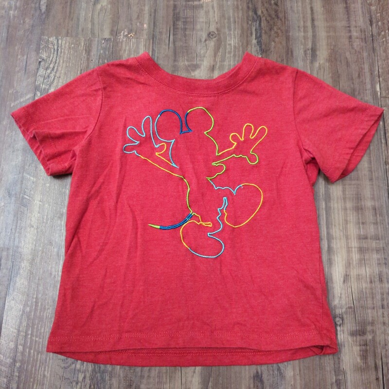 Disney Mickey, Red, Size: Toddler 5t