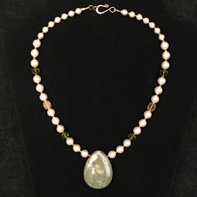 Zoisite Ruby Pearls