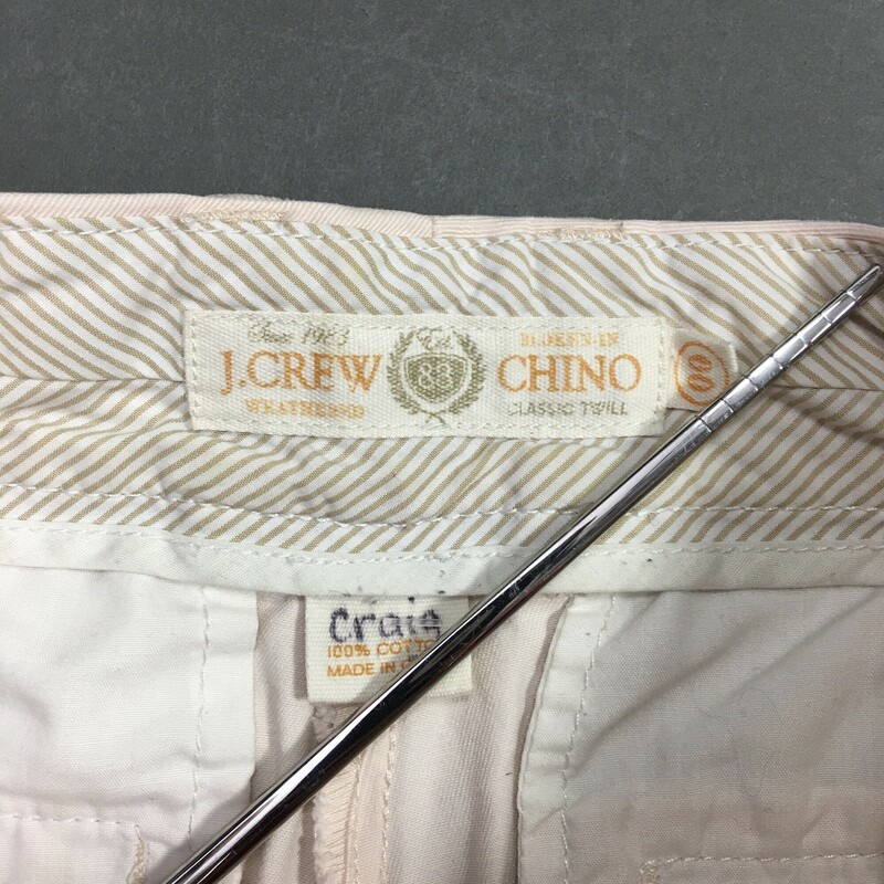 J.CREW CHINO, Lt Peach, Size: 4