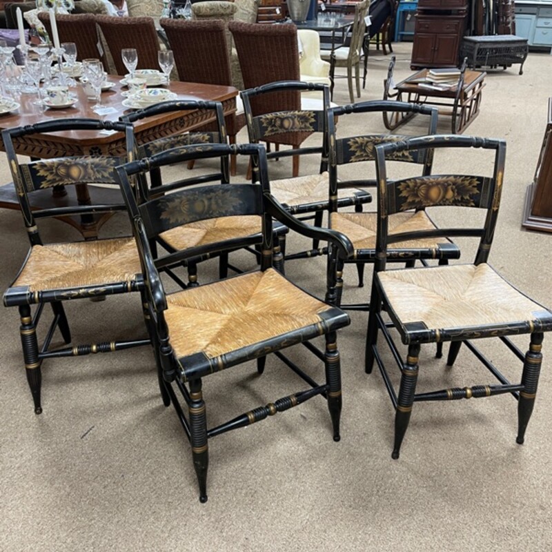 Hitchcock Chairs, Set/6