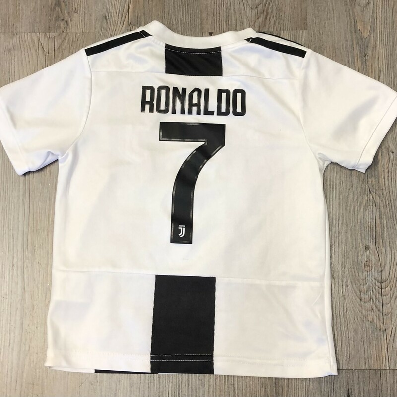 Adidas Soccer Jersey, White, Size: 3Y Approximately