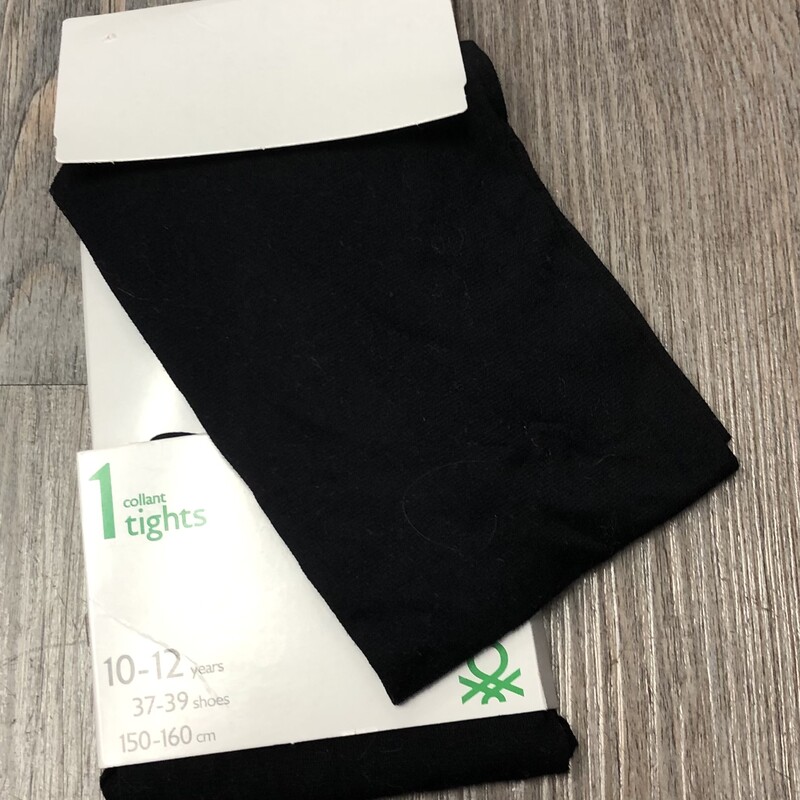 Benetton Tights, Black, Size: 10-12Y
New.