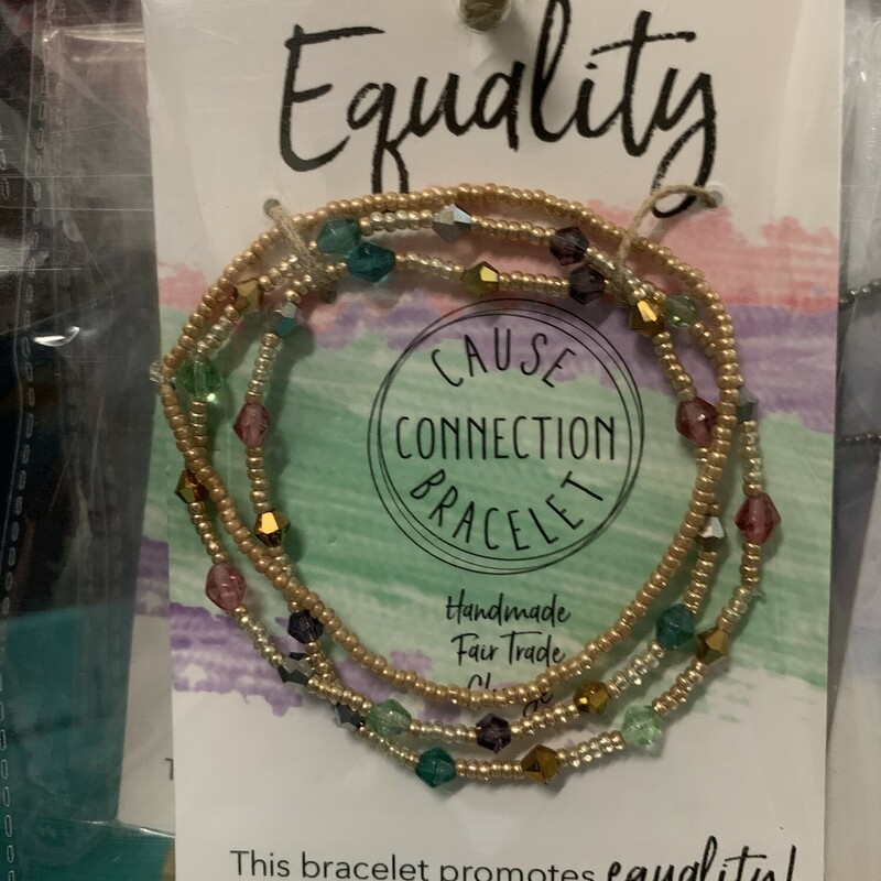 For A Cause Bracelet, Equality

Cause Connection Bracelet Handmade Fair Trade Change

Your purchase helps fund a cause so wear your cause on your wrist and feel good.