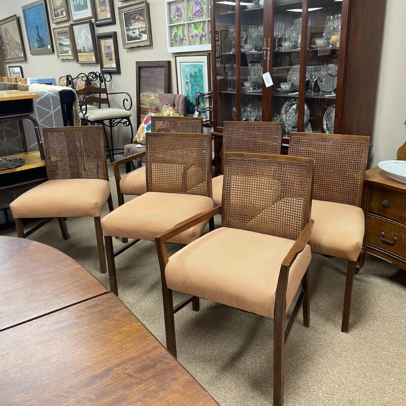 Mid Century Dining Chairs, Set/6