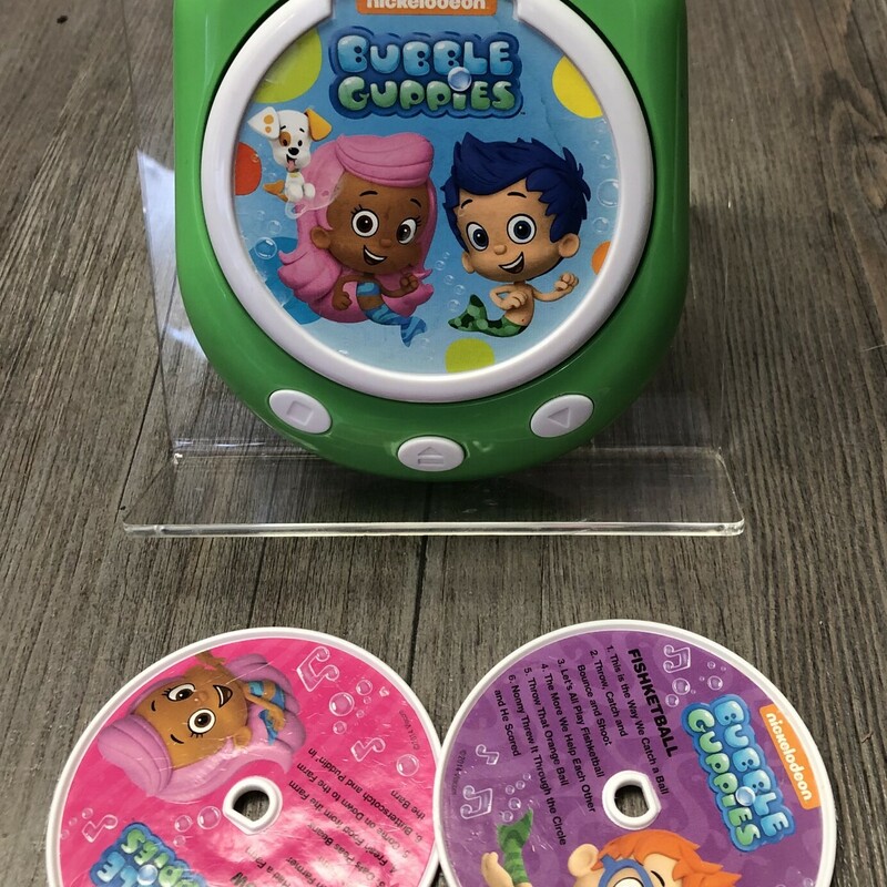 Bubble Guppies Cdplayer, Multi, Size: Used
Includes 3 CD