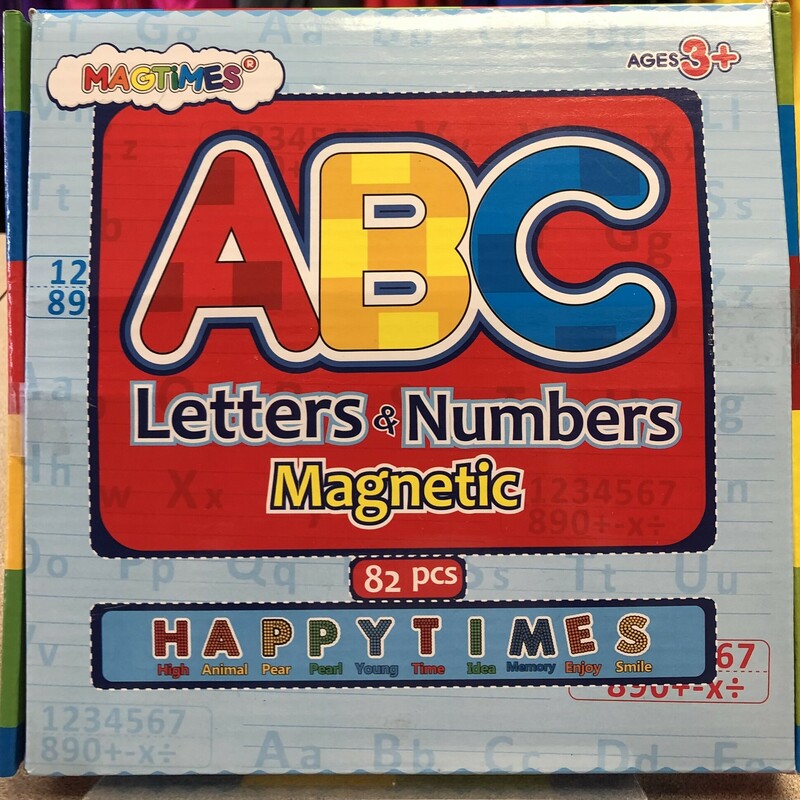 Letters & Numbers Foam, Multi, Size: Used
Contains 80 PCS