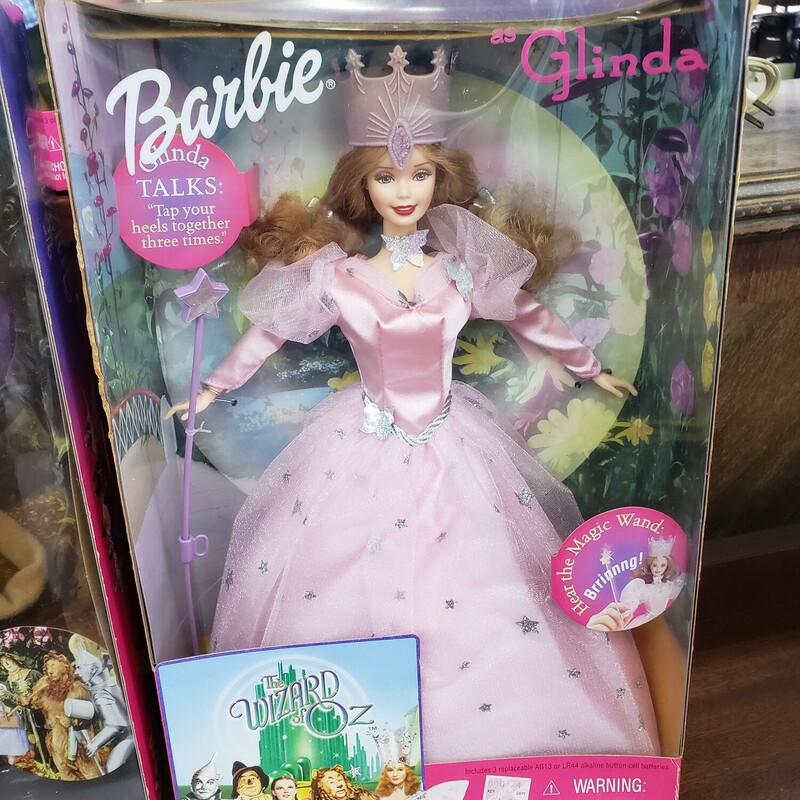 Wizard Of Oz Barbie, In Box, Size: Glinda
Entire set availalbe