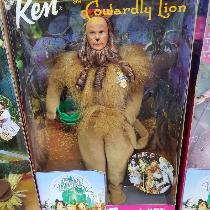 Wizard Of Oz Barbie, In Box, Size: Dorothy<br />
Entire set available
