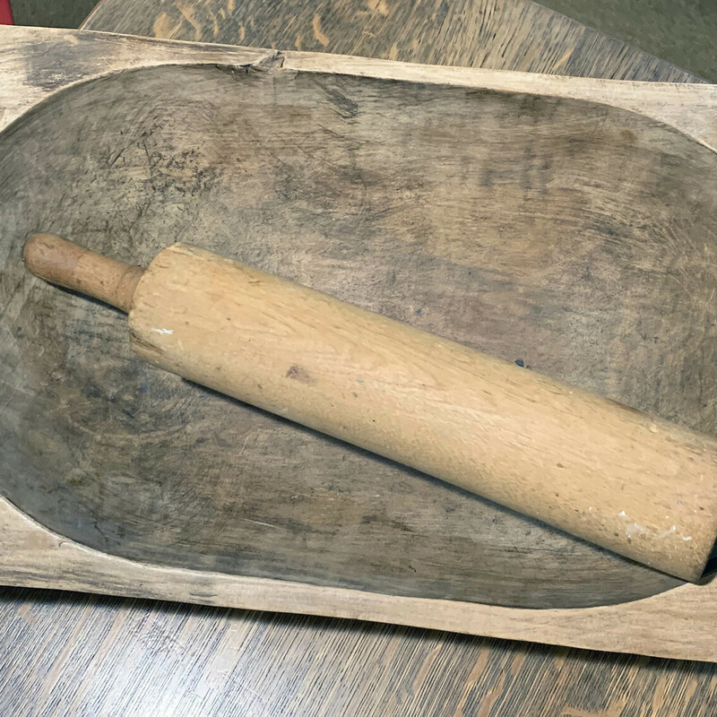 Wooden Dough Bowl - $66.50
23.5 x 12