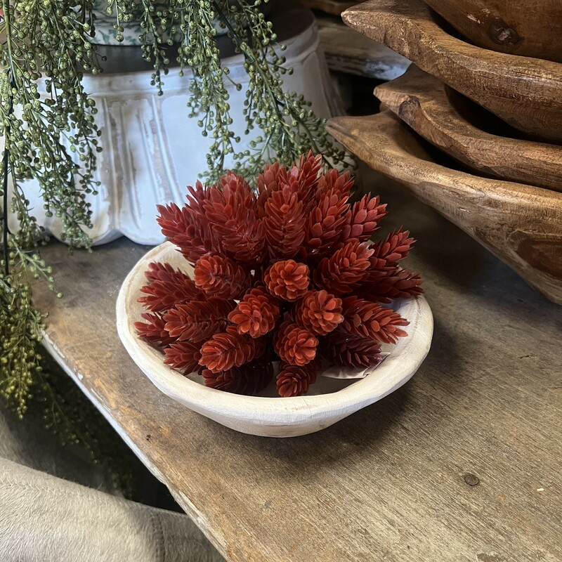 The Heartfelt Hops Half  Sphere is a decorative autumnal floral with a rich dark orange color.<br />
The Hops have a sturdy, smooth texture and can be placed anywhere you want to add a touch of texture to your fall display.  Measures 7 inches in diameter