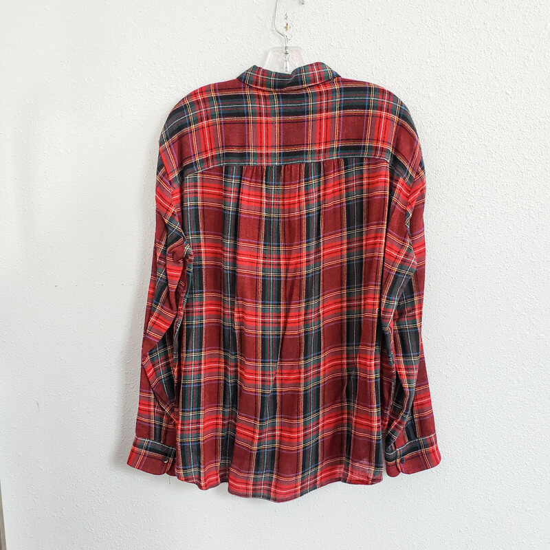 Madewell Plaid
Red and black plaid
Size: Large
