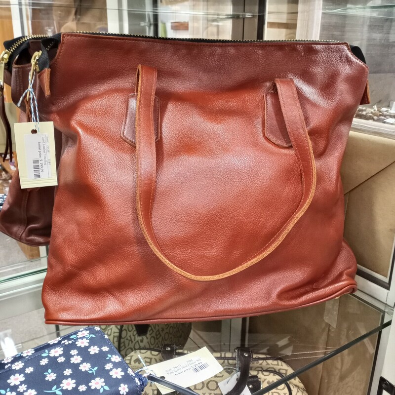 Lund Leather Tote Bag