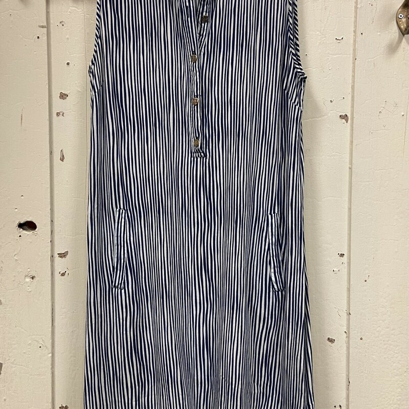 Nvy Stripe Collar Dress<br />
Nvy/wht<br />
Size: Small
