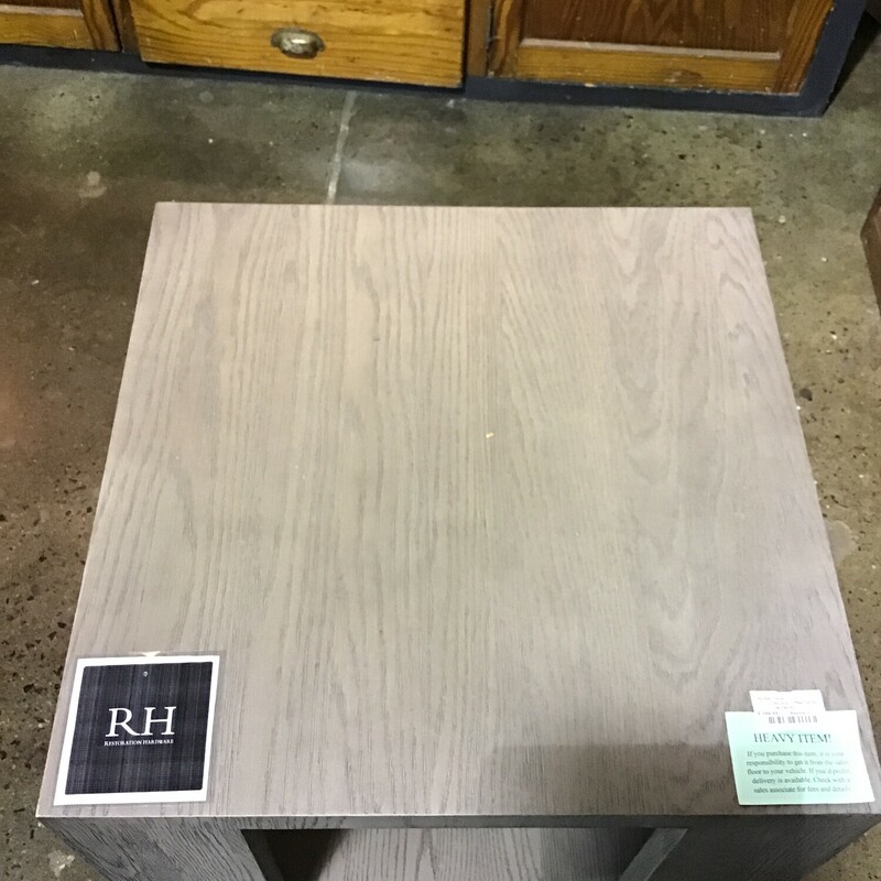 Restoration Hardware
Square Coffee Table
Lower Shelf
Small Footprint

Dimensions:, 26x26x20