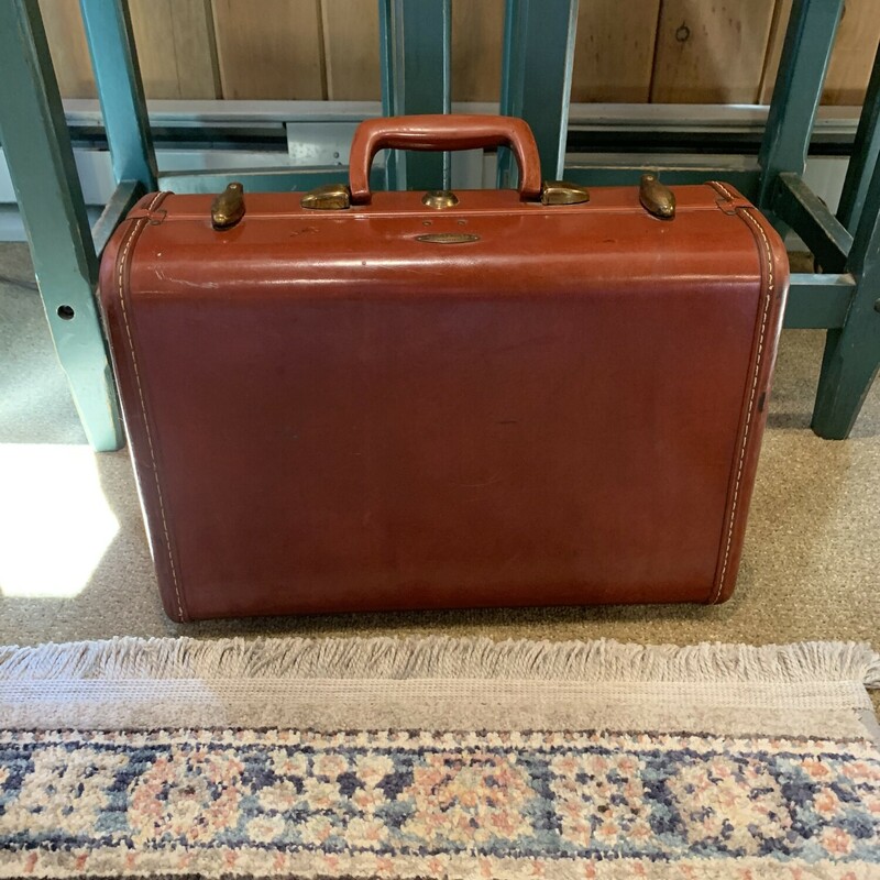 Vtg Brown Samsonite Suitc