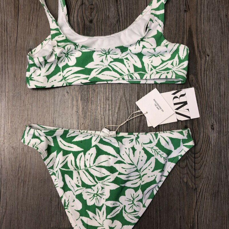 Zara Bathingsuit 2pc, Green, Size: 9-10Y<br />
NEW