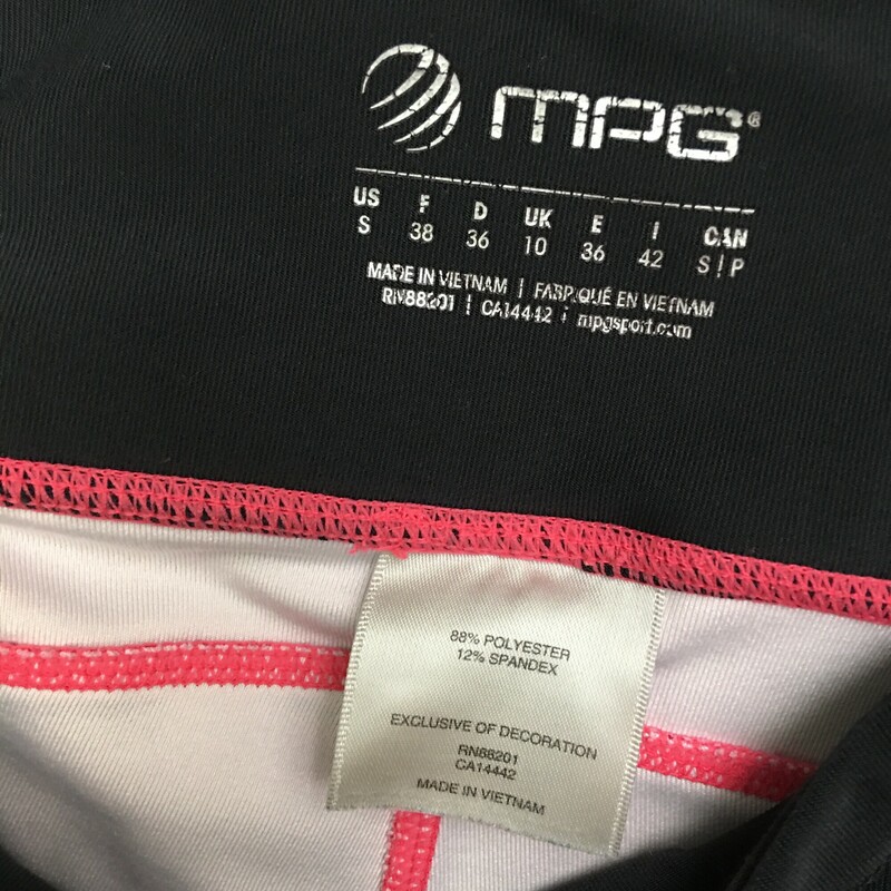 MPG Capri Leggings, Hot Pink, Size: Small<br />
7.2 oz