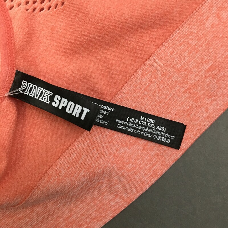 Pink Sport Racerback, Peach, Size: M
2.6 oz