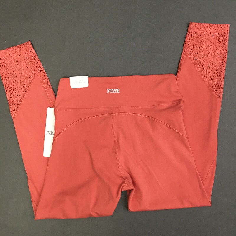 Pink Sport Buttery Leggings, Peach, Size: S/P
new with tags. interior waist pocket, breathable, buttery soft fabric, sweat wicking,  quick dry, smoothing waist band, high waist 7/8 ankle legging
5.8 oz