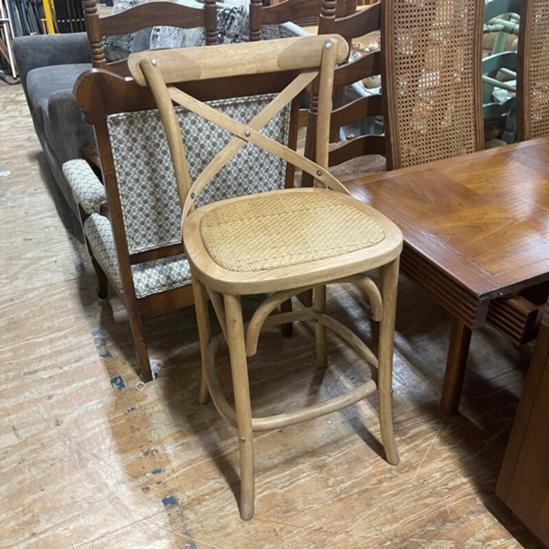 Wood Bar Stool, Size: 25 Seat Height