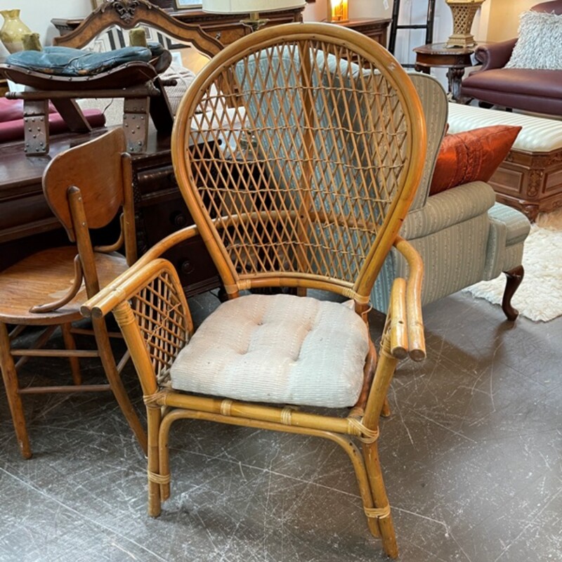 Rattan Chair, Size: 26 Wide