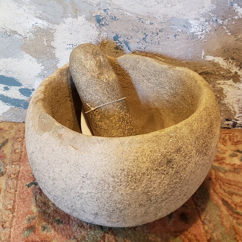 Stone Mortar And Pestle