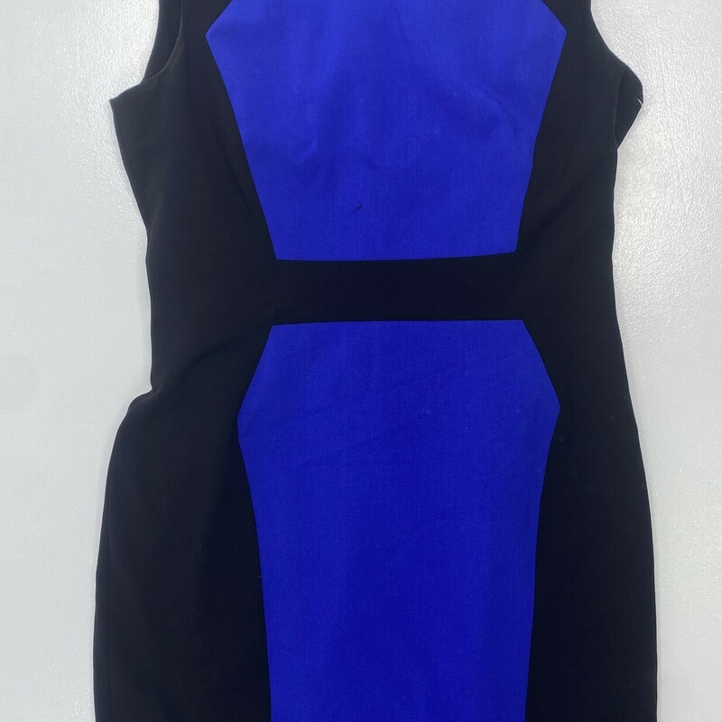 Calvin Klein Dress, Size: 8, Color: Blk/Blue