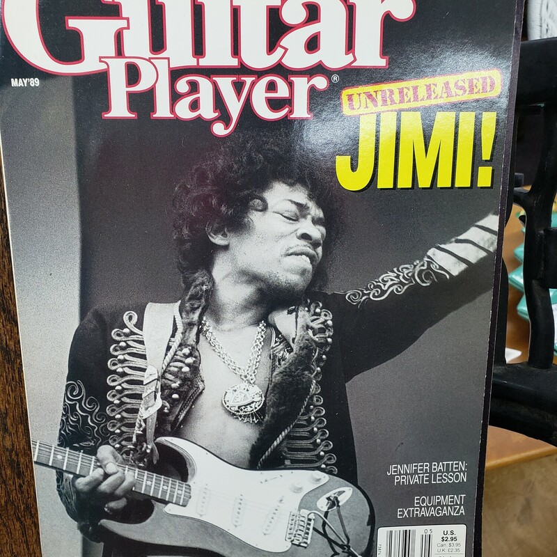 Jimi Hendrix Magazines, 86 & 89, Size: W/Record