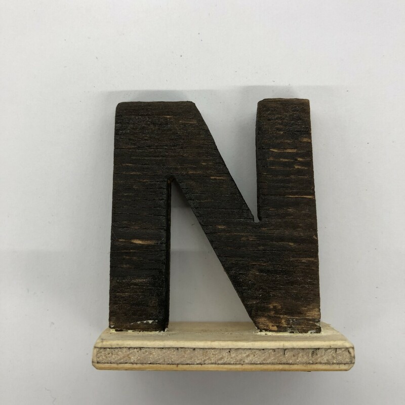 JK Woodworking, Size: N, Item: Letter