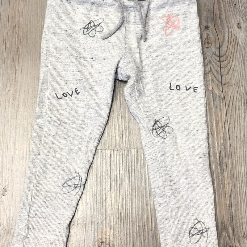 Zara Legging, Grey, Size: 2-3Y