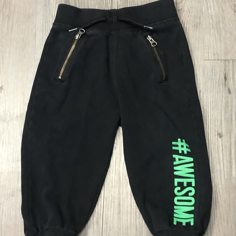 Joe Fresh Sweatpants, Black, Size: 1Y