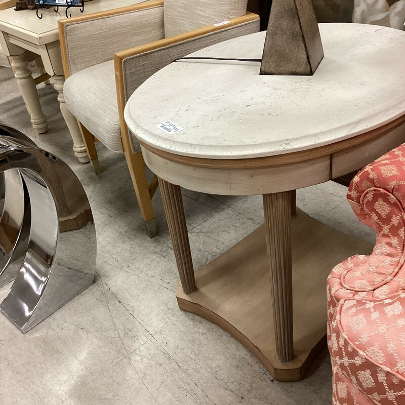 S/2 End Tables-Stone Topp, Lt Wd, Kreiss
24 In x 30 In x 26 In T