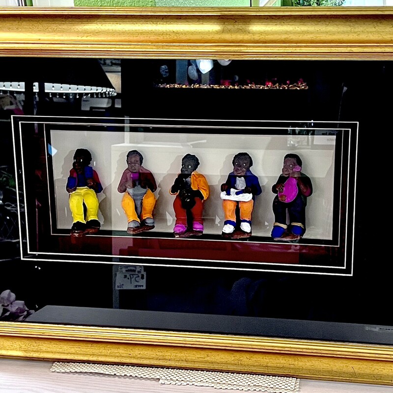 Shadowbox Clay Musicians,
Size: 32x21