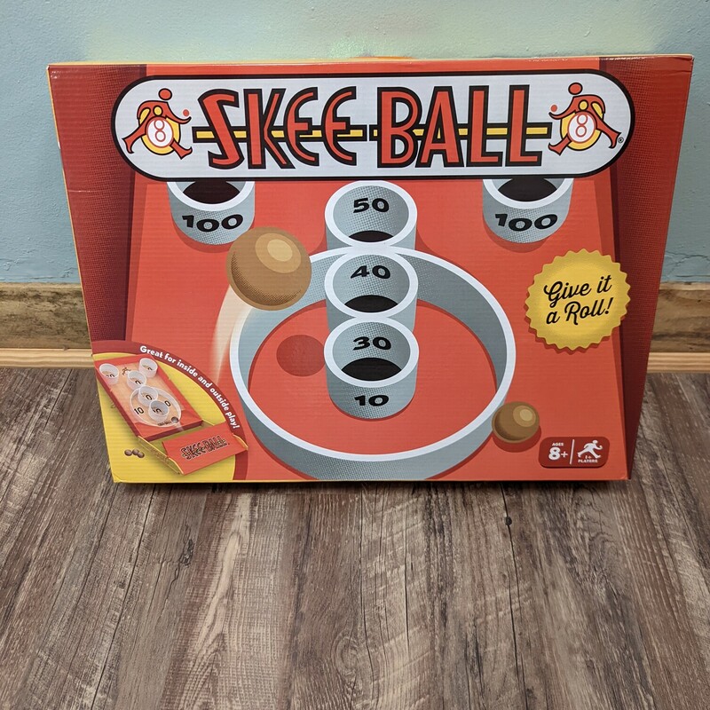 Skee Ball Game, Orange, Size: Toy/Game