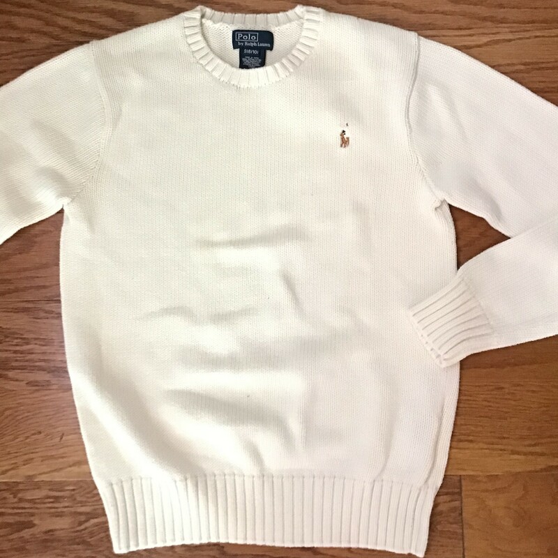 Polo Ralph Lauren Sweater, Ivory, Size: 8-10

ALL ONLINE SALES ARE FINAL.
NO RETURNS
REFUNDS
OR EXCHANGES

PLEASE ALLOW AT LEAST 1 WEEK FOR SHIPMENT. THANK YOU FOR SHOPPING SMALL!