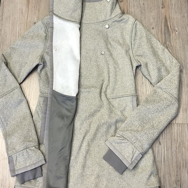 Ivviva Fleece Lined Jacke, Grey, Size: 7Y