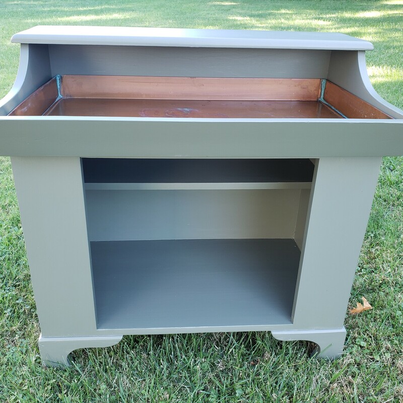 Copper Painted Dry Sink
