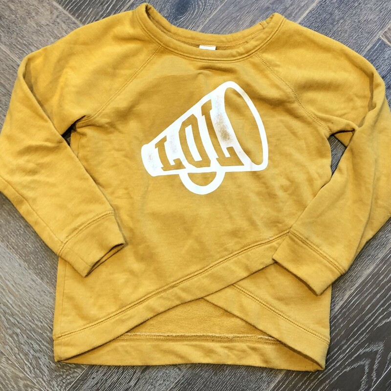 Old Navy Sweatshirt, Mustard Yellow, Size: 5Y