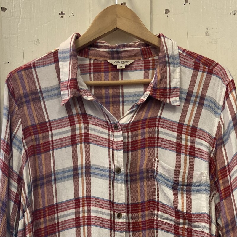 Red/wht Flannel Shirt