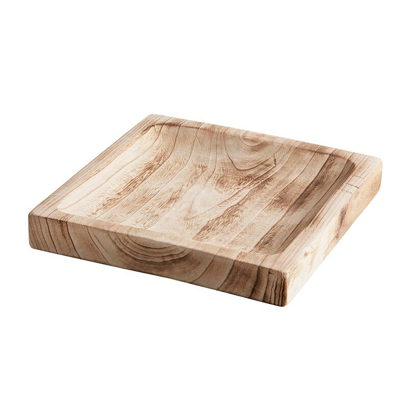 Light Wood Tray - Square
Decorative trays are great for displaying your choice of décor
Versatile and unique
Made of natural wood

Product Details
Material: Paulownia
Size: 11.25SQ x 2H
Care Instructions: Spot Clean Only
UPC: 886083965210