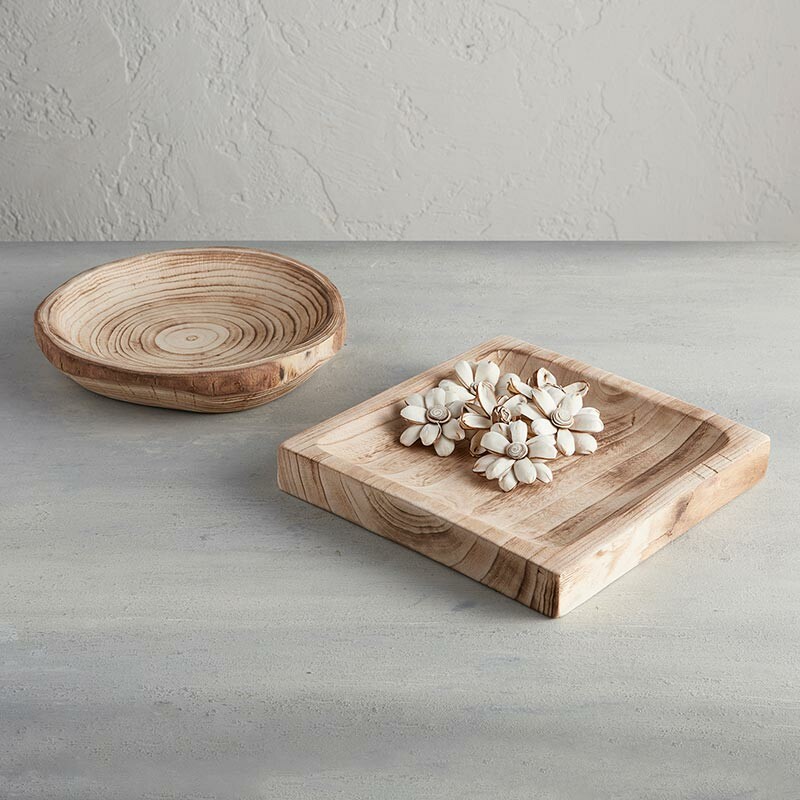 Light Wood Tray - Round
Decorative trays are great for displaying your choice of décor.
Versatile and unique
Made of natural wood and metal
Material: Paulownia
Size: 12.20Dia x 1.75H
Care Instructions: Spot Clean Only
UPC: 886083965241