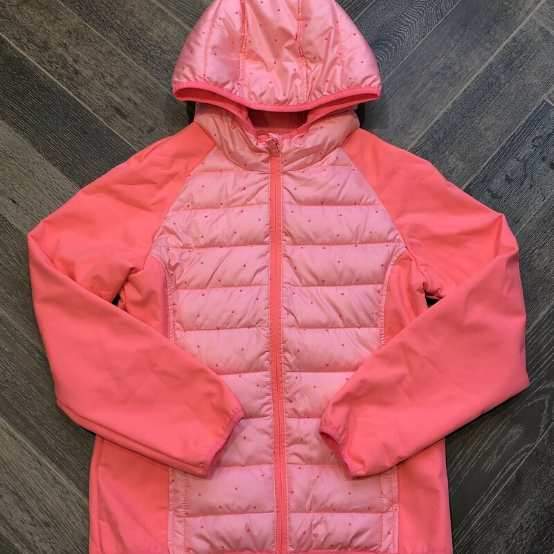Atlethic Works Puffer  Ja, Neon, Size: 10-12Y