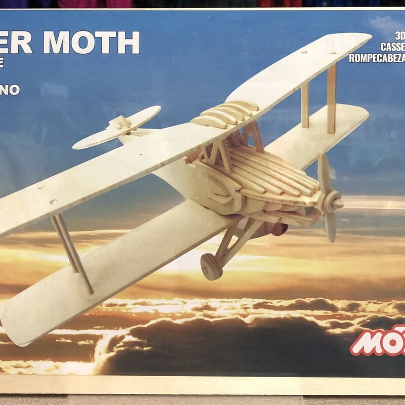 Tiger Moth Montoy Plane, Multi, Size: 3Y+
NEW
