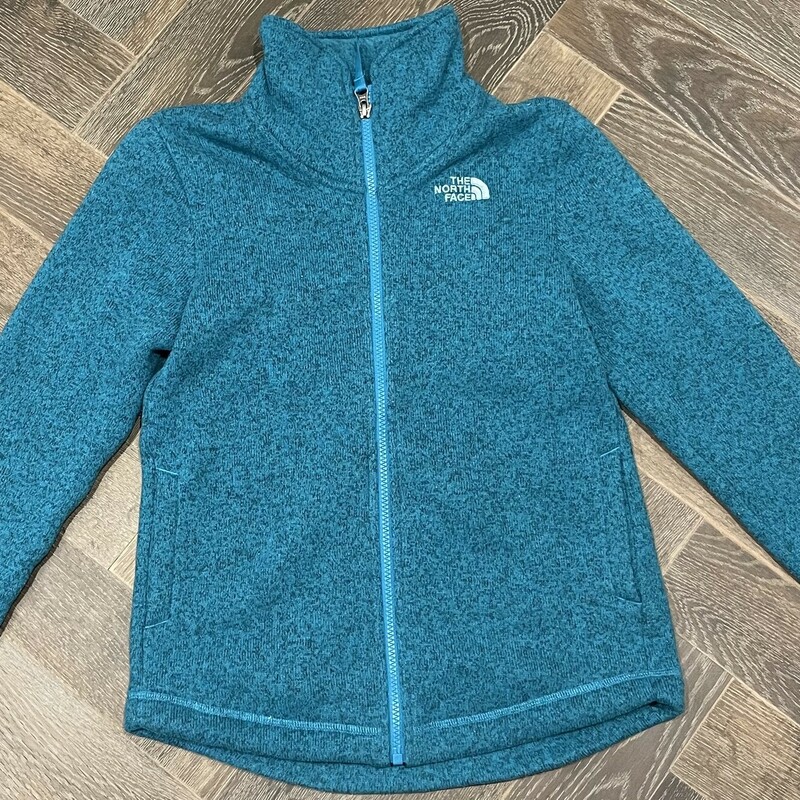 The NorthFace Fleece, Lined -Zip up Sweater
Teal,
Size: 10-12Y