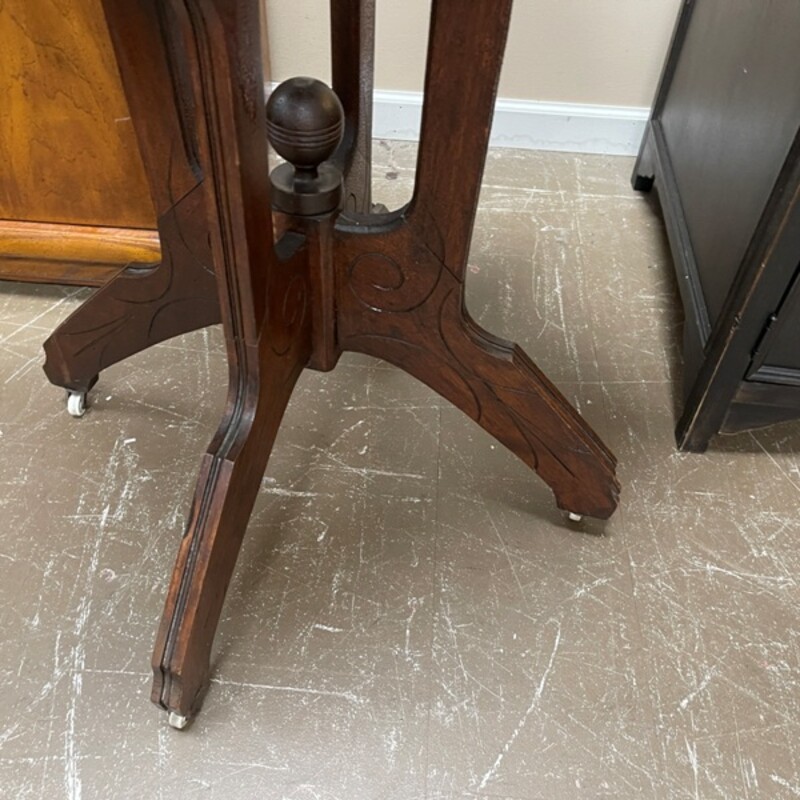 Antique Side Table, Size: 17x24x30