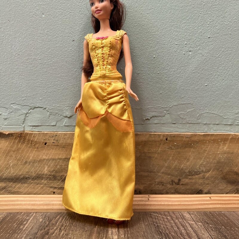 Disney Belle Doll, Yellow, Size: Toy/Game